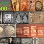 500+ PCS 3D STL MODELS COLLECTION