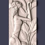 girl Wall Pane cnc file