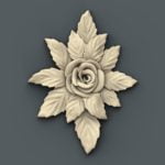 flower cnc file model