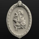 3d STL Model for CNC Router Engraver Carving Machine Relief Artcam Aspire