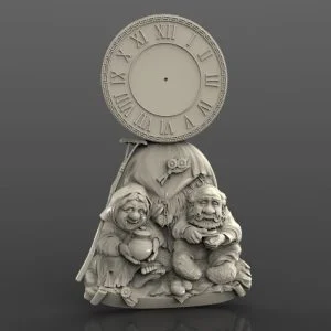 great clock model for cnc