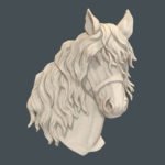 horse head cnc file