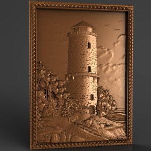 Lighthouse cnc file model
