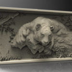 tiger cnc file model