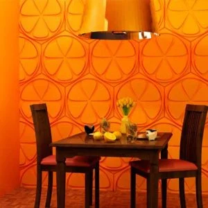 orange wall decor for cnc router