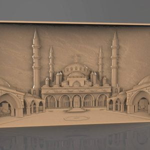 Mosque cnc file model