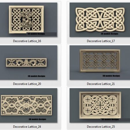 decorative lattice cnc file