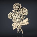 happy birthday cnc file