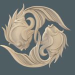 fishes cnc decor file