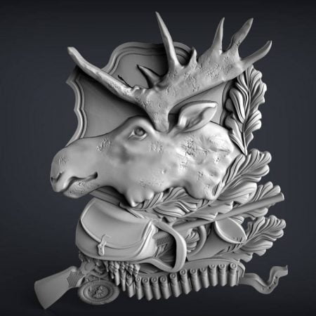 3D STL Artcam/Aspire Model for CNC Machine 