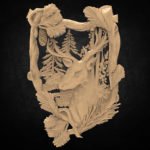 gazelle cnc file model