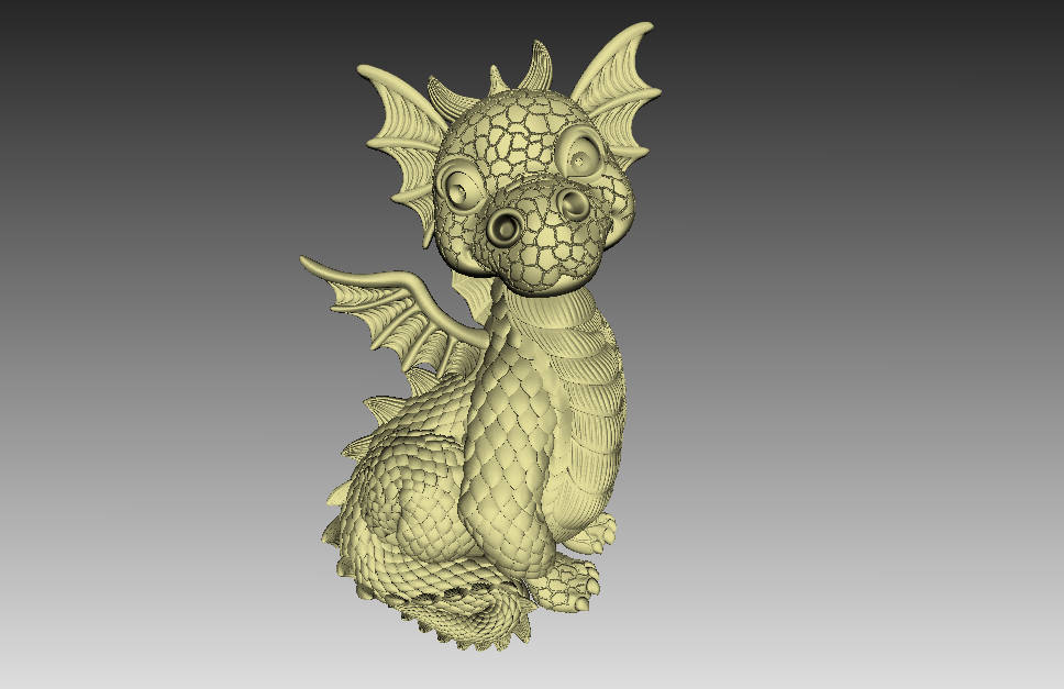 dragon cnc file model