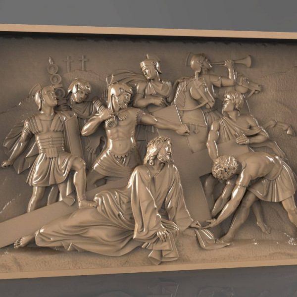3D Model for CNC Router STL File Artcam Aspire Vcarve Wood Carving.IS342