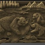 family of bears cnc file model