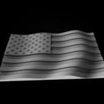 3D STL Models for CNC Router - United States of America Flag Collection
