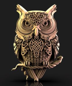 Owl STL model