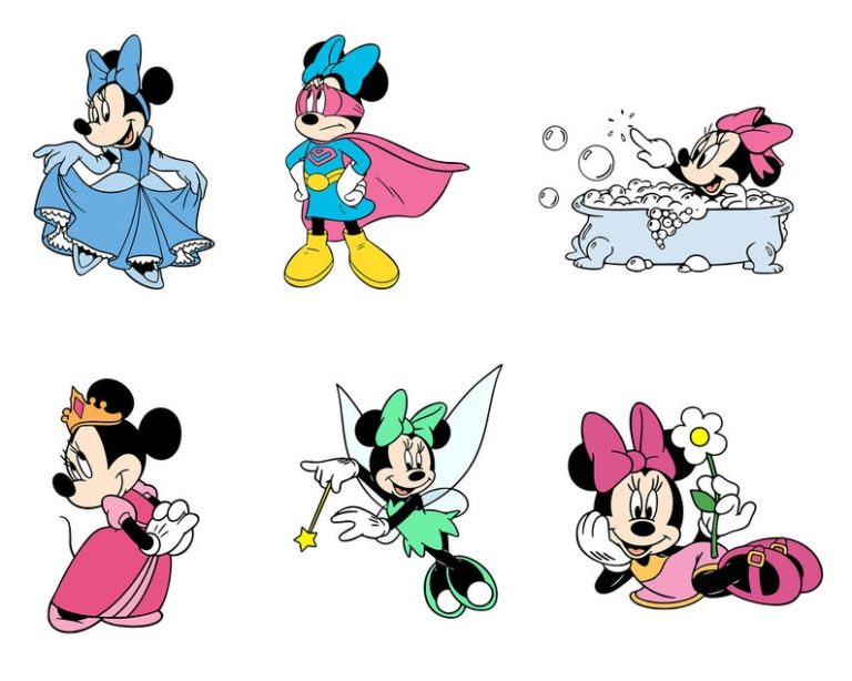 Minnie Mouse SVG, EPS, DXF, PNG - 3D STL Models for CNC Router and 3D ...