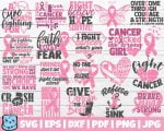 Cancer Awareness SVG Bundle