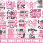 Cancer Awareness SVG Bundle