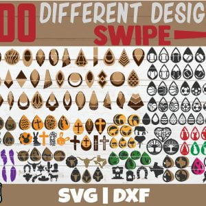 500 Different HUGE Earring SVG Bundle