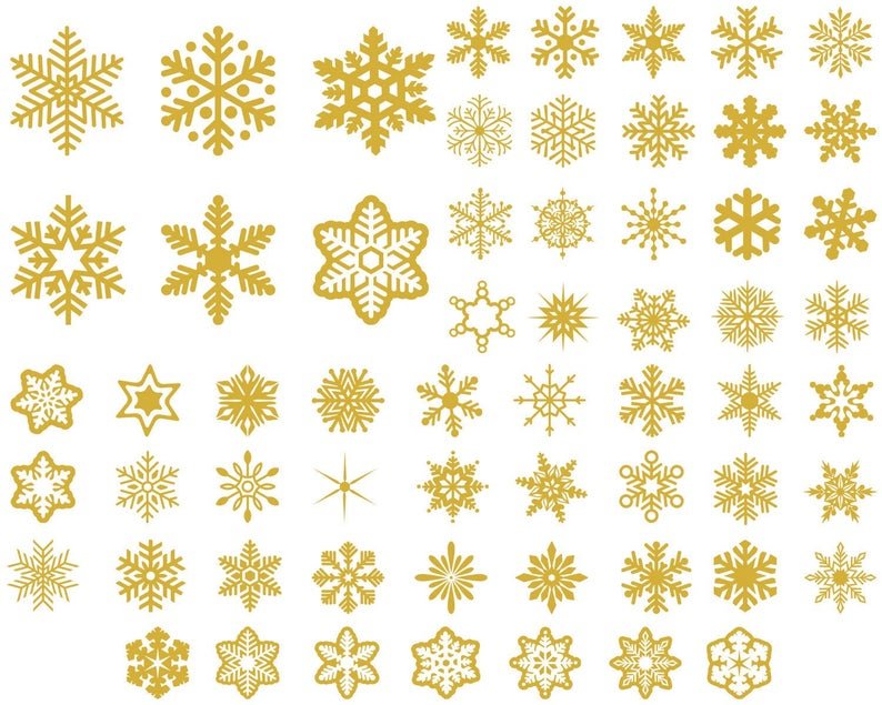 Snowflake SVG WinterSVG Christmas SVG Snow SVG For Cutting