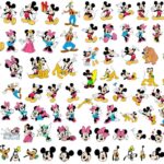 Mickey and Minnie SVG Mickey Mouse SVG Minnie Mouse SVG Vector Files