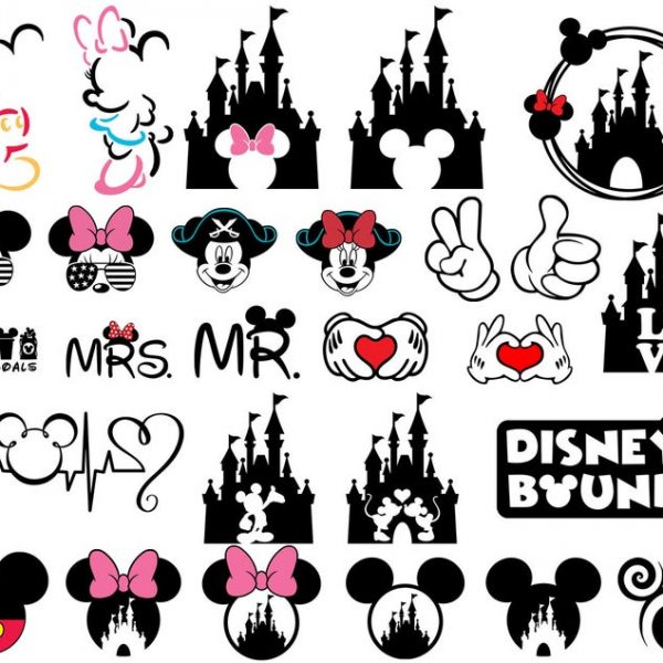 Download Mickey Mouse Svg Minnie Mouse Svg Disney Castle Svg Vector Files