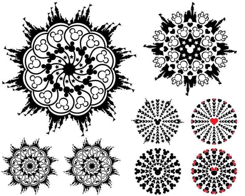 Free Disney Mandala Svg SVG PNG EPS DXF File