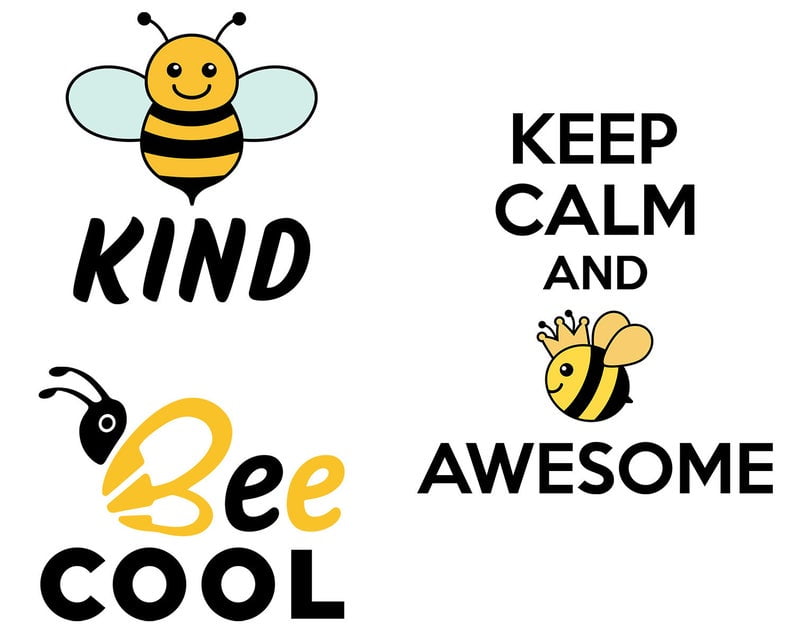 Free Free Free Bee Kind Svg 736 SVG PNG EPS DXF File