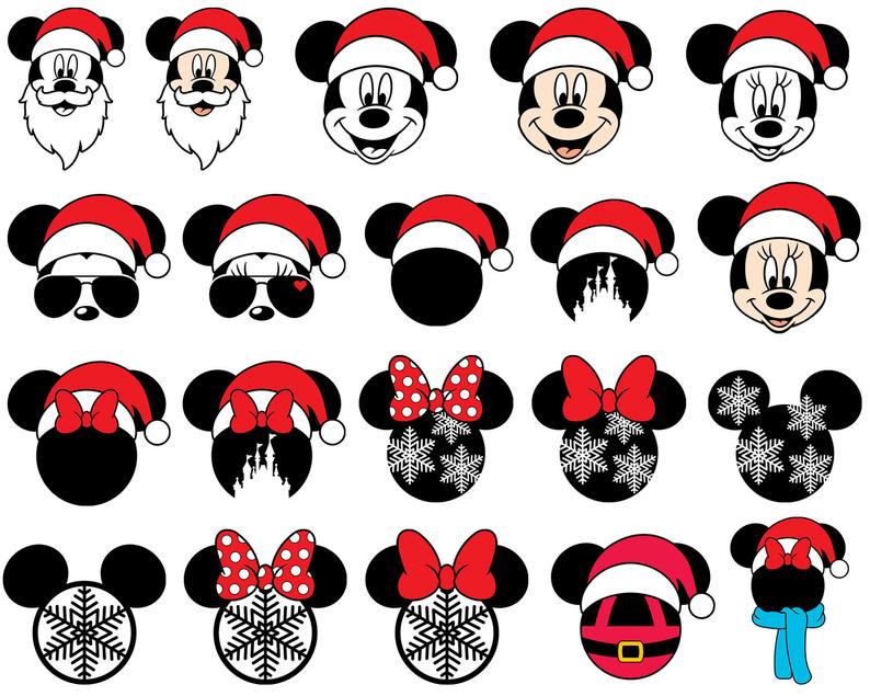 Mickey Christmas SVG Disney Christmas SVG Mickey Santa SVG