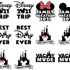 Best Day Ever SVG Disney Trip SVG Vacay Mode SVG Disney Vector SVG Files