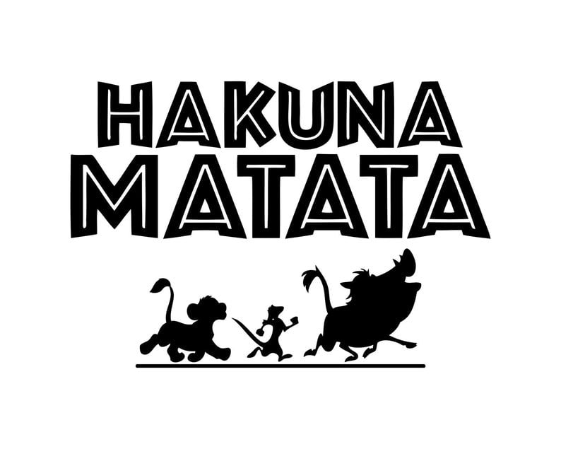 Lion King SVG Hakuna Matata Lion SVG for Circuit