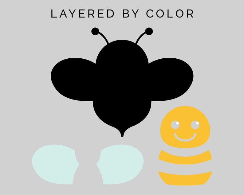 Free Free Bee Layered Svg SVG PNG EPS DXF File