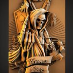 Game Over 3D STL Model