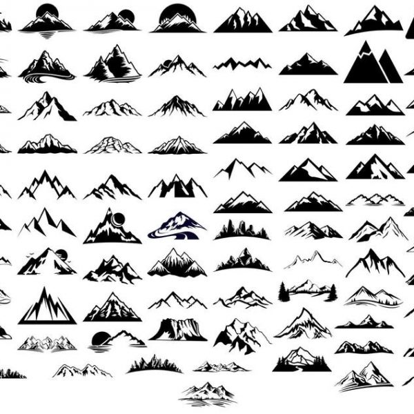 Free Free 280 Mountain Outline Svg SVG PNG EPS DXF File