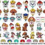 Paw Patrol SVG, Clipart, PNG, For Cricut, Bundle, Printable, Chase, Skye, Everest, All Family, Dxf, Pdf, Layered SVG File