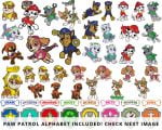 Paw Patrol SVG Layered, Skye Svg, Chase Svg, Everest Svg, Tracker Svg, Rubble Svg, For Cricut, For Silhouette, Clipart, Vinyl, PNG