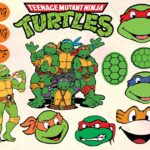Ninja Turtles SVG, PNG, DXF Vector Files